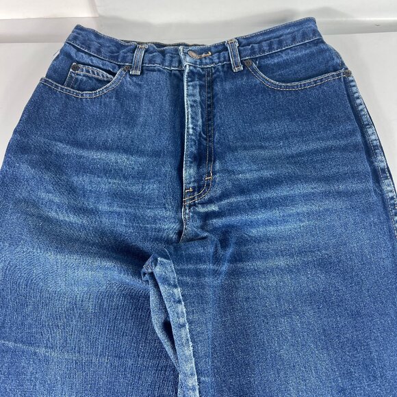 VTG 80s Calvin Klein Jeans Women's 28x29* High Rise Straight Blue Denim Tag 12 - Picture 6 of 16